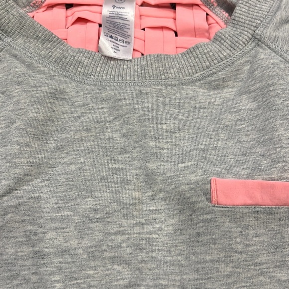 Youth Iviba Sweater in Gray with pink detail at the backs - Picture 3 of 8